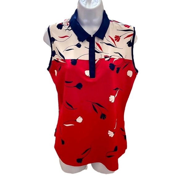 Callaway Tops - Womens Callaway Opti-Dry Sleeveless Polo Pullover Top-Very Nice Condition